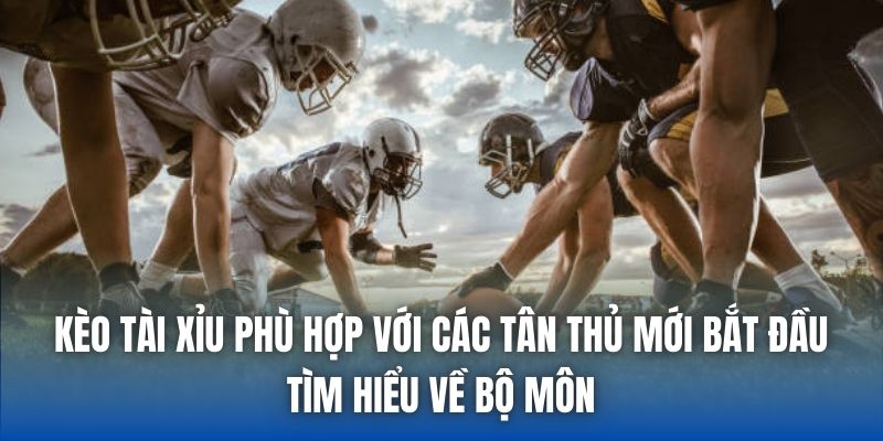 Kèo tài xỉu phù hợp với các tân thủ mới bắt đầu tìm hiểu về bộ môn